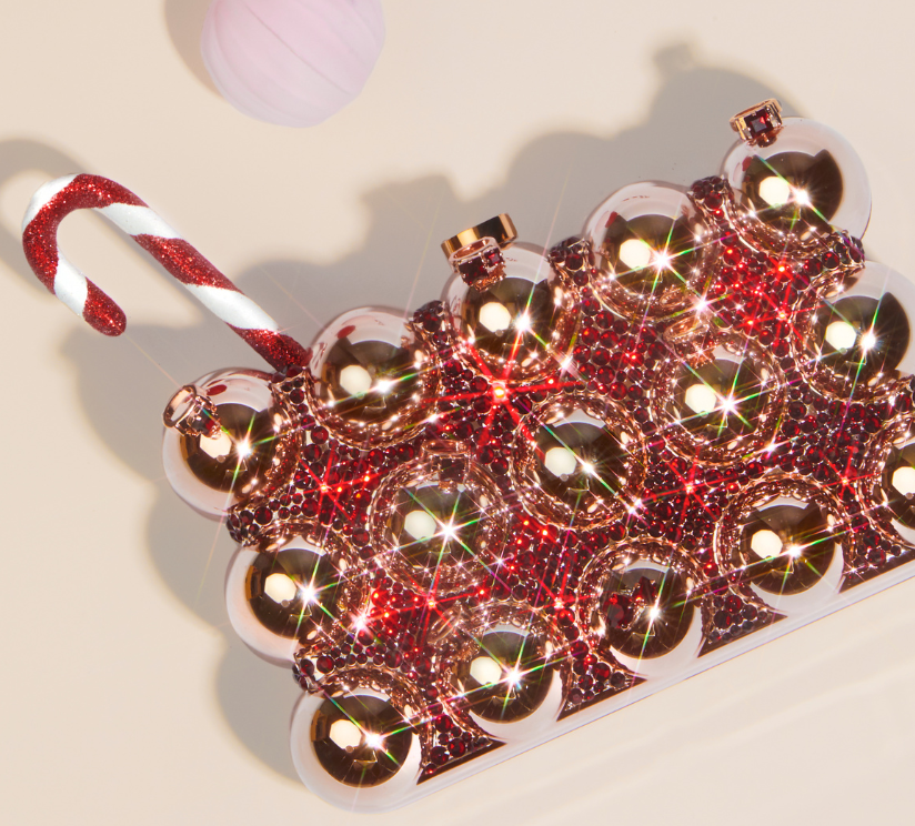 Vivid Siam crystals Handbag 